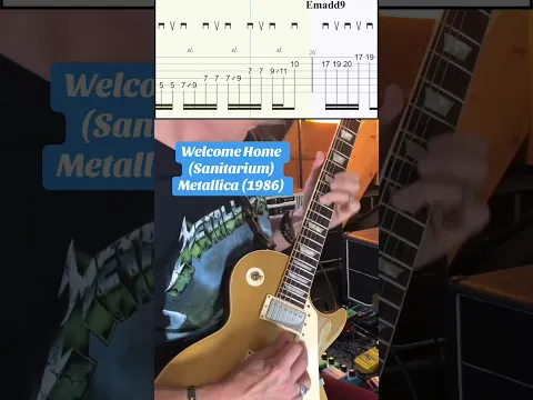 Metallica - Welcome Home (Sanitarium) guitar tab