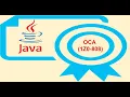 Ace the Java OCA 1Z0-808 certification