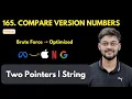 Compare Version Numbers LeetCode 165 Two Pointers String MAANG