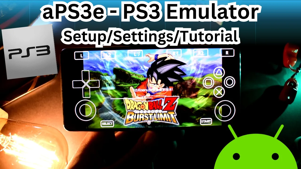 aPS3e - Playstation 3 Emulator android Setup Guide / Settings / Tutorial