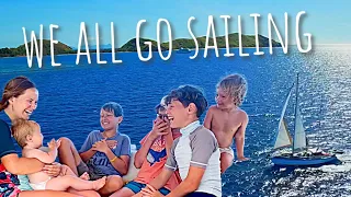 Eleven on the boat CAST OFF to SAIL, RACE, EAT, and DANCE Ep 200
