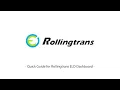 Rollingtrans Manager Backend Dashboard Tutorial - Overview RT ELD