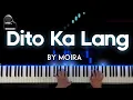 Download Lagu Dito Ka Lang by Moira piano cover + sheet music