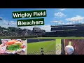 Watching a Cubs Day Game from the Bleachers at Wrigley Field in Chicago