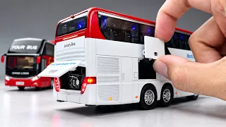 Unboxing of SETRA Luxury Double-Decker Bus Diecast Model 1:32 Scale