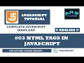 Html Tag in JavaScript in English Lecture 3