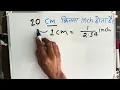 20 Cm How Much Inch Is There 20 centimeter How Much Is There Convert Cm To Inches Maths H