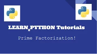 Prime Factorization Script Python Project