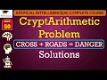 L50 CryptArithmetic Problem in Artificial Intelligence CROSS ROADS DANGER Solution