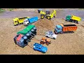 Download Lagu Fully Loading Sand Truck Accident Pulling Out Tractor Defender Car Jcb ? River Dam Contraction CSToy