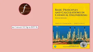 Converting hp to BTU First-Year Calculations in Chemical Engineering CIR 113
