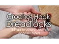 3 STEPS TO PERFECT DREADLOCKS - Using a crochet hook tutorial