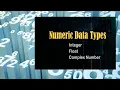 1 7 Numeric Data Types 1