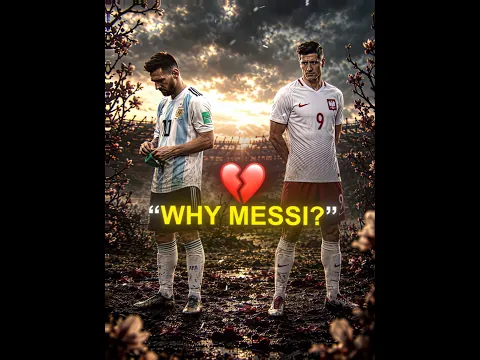 Lewandowski Respects Ronaldo But Messi...💔😢