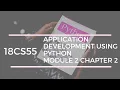 18CS55 VTU MODULE 2 CHAPTER 2 Dictionaries Dictionary Methods Pprint Tictactoe