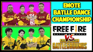 BATTLE DANCE FREE FIRE VS PUBG - EMOTE TERBARU - GOYANG CUMI CUMI - FF PUBG MOBILE