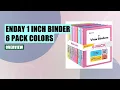 Enday 1 Inch Binder Review Perfect for School Office Organization