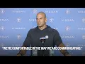 Robert Saleh Talks Cam Ward Calvin Ridley Camp Ramp-Up Press Conference