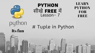 Python Tutorial for Beginners Tuple in Python