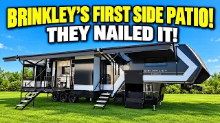 BRINKLEY RV's FIRST SIDE PATIO! MODEL G 4200