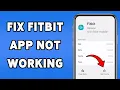 How To Fix Fitbit App Not Working Fitbit App Troubleshooting Guide 2025