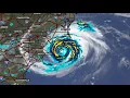 36 Hour Hurricane Florence Loop - Brooks Garner