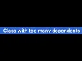 Code Analysis series in IntelliJ Finding Classes with too many Dependents NOT DEPENDENCIES