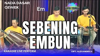 sebening embun karaoke rita sugiarto nada cewek em versi koplo