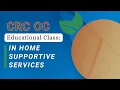 Educational Class In Home Supportive Services