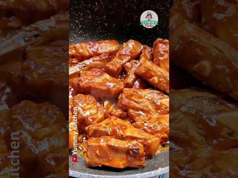 Pork Ribs in Barbecue Sauce