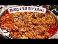 Barbecue for 100 people a family recipe cooking with my brother Sixto