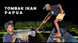 Tanpa Pancing & Jaring, Tombak Ikan Papua - Rawa Biru Merauke