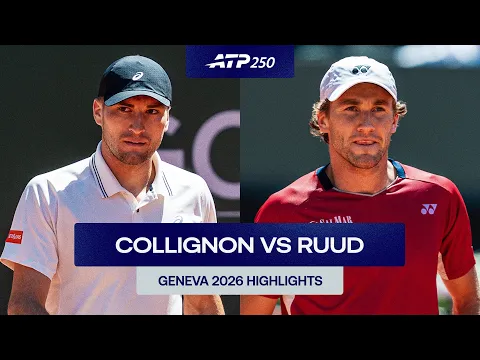 Raphael Collignon vs Casper Ruud Highlights | Geneva 2026 Round 2 - YouTube thumbnail