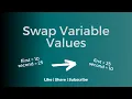 Swap Variable Values in Python