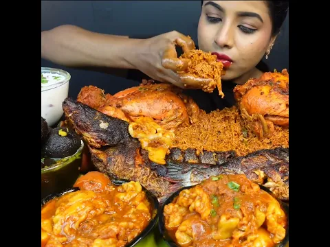 ASMR: EATING SPICY MUTTON FAT CURRY🔥 BASMATI RICE || #shorts #mukbangn#asmreating #mukbangasmr #asmr