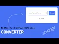 Number To Roman Numerals Converter - JavaScript Project