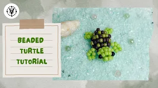 Tutorial fur eine 3d Schildkrote aus Perlen diy Perlentier Anleitung