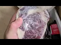 unboxing my meat delivery from wild fork foods