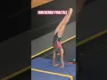Practicing my Yurchenko vault at the Talladega College Gymnastics Camp