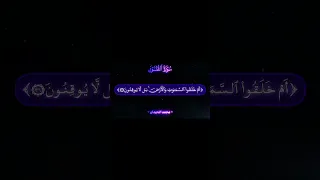 أم خلقوا من غير شيء أم هم الخالقون أم خلقوا السماوات والأرض بل لا يوقنون أم عندهم خزائن ربك أم هم دندنها