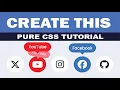 Tooltip Hover Transition Effect For Social Media Icon With HTML CSS