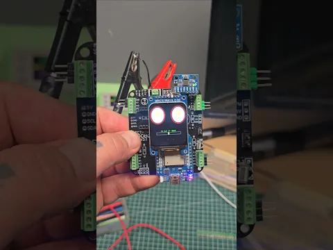 Robot eye control with giroscope