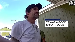 wanted fugitive with over 20 years of felony charges tries to hide from murray police