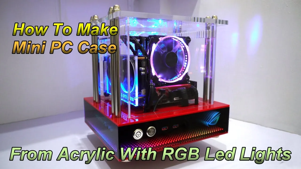 casing pc acrylic (DIY side panel window ). 