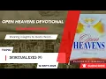 Download Lagu Open Heavens Devotional For Friday 12-09-2025 by Pastor E.A Adeboye (Spiritual Eyes) II