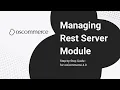 Rest Server Module Configure API Access Permissions Guide