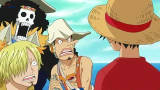 لقاء طاقم قبعة القش مع بوا هانكوك في الشابوندي ردة فعل سانجي ون بيس 