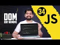 Edit and remove elements in DOM Chai aur