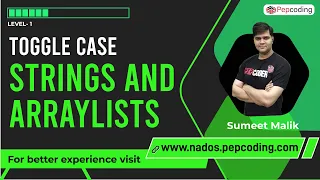 Toggle Case of Characters in a String Explanation and JAVA Code