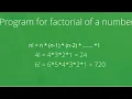 How to find factorial of a given number Factorial in Python Factorial using for loop Factorial